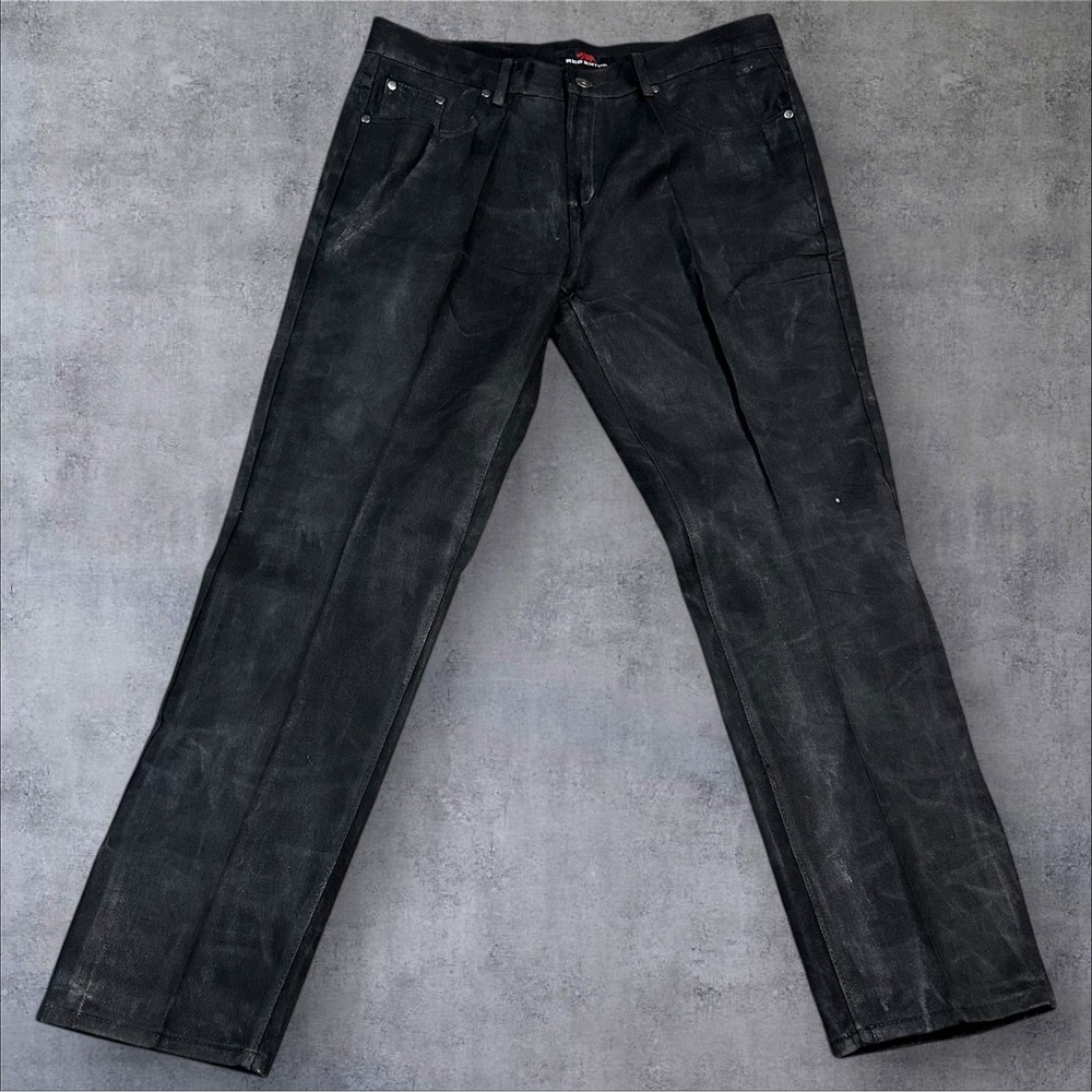 Red Rhino Black Heavy Cotton Canvas‎ Work Pants 38x32 (A 38x30) Straight Leg